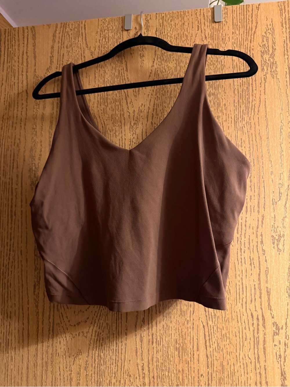 lululemon athletica Brown Cropped Align Tank